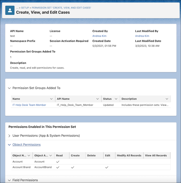 Salesforce Winter '24 release permission sets