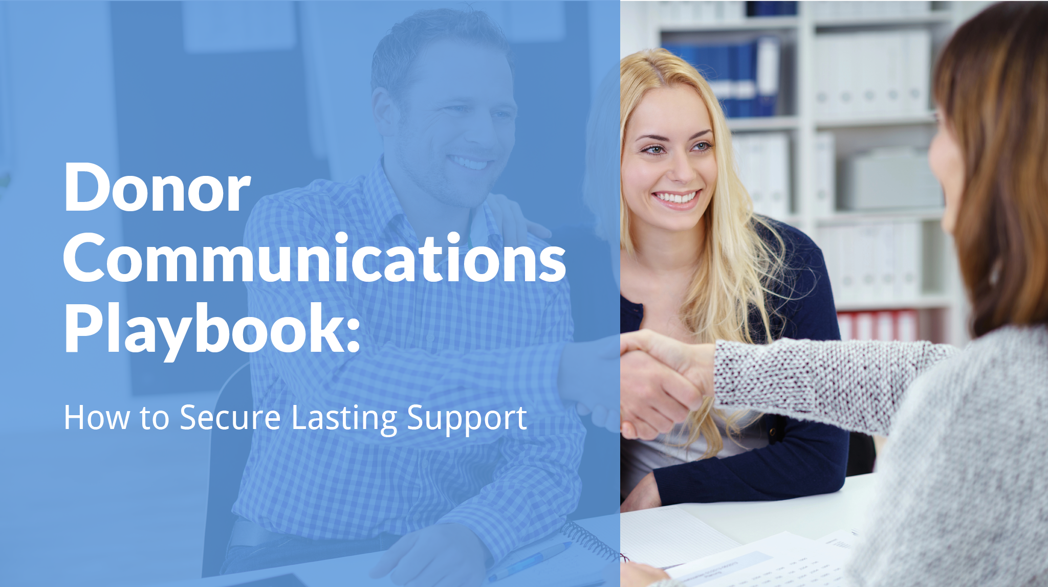 The article’s title, “Donor Communications Playbook: How to Secure Lasting Support.”